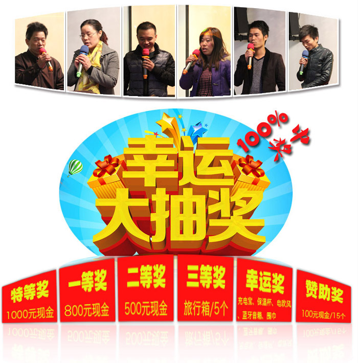 金铸幸运大抽奖