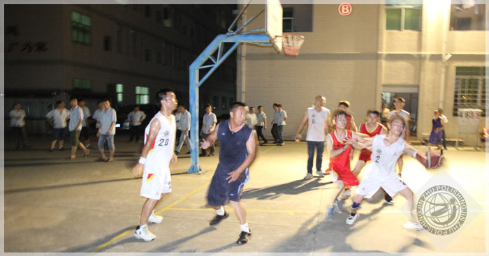 金铸机械篮球友谊赛现场抓拍图片
